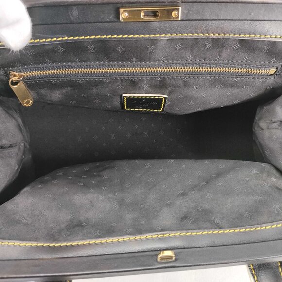 Louis Vuitton Suhali Handbag Leather Black EUC - Picture 9 of 16